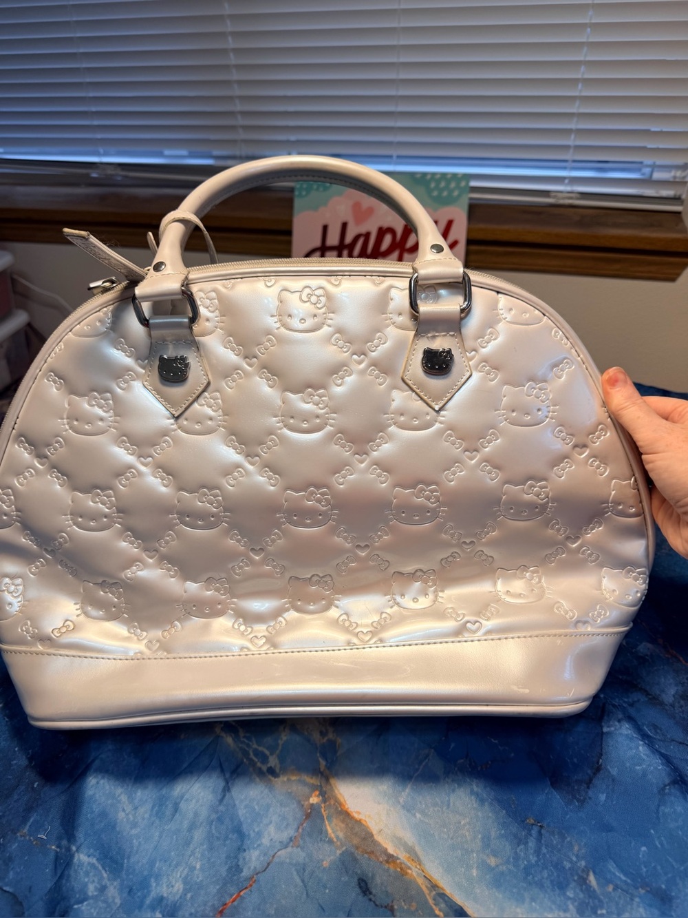 Loungefly Hello Kitty white satchel